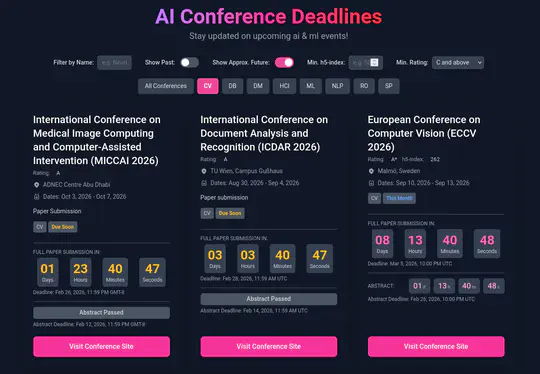 AI Deadlines Tracker